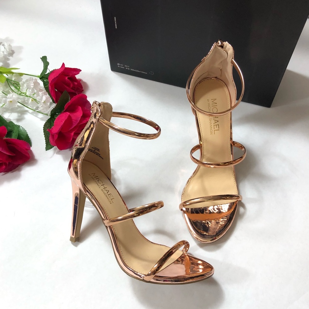 Michael Shannon Savanna Heel Sandals Size 8M